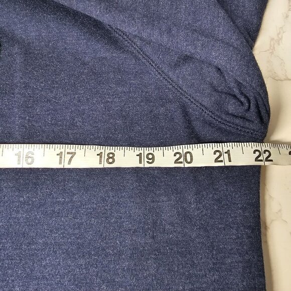 Wildfox Good‎ Vibes Embroidered Comfy Pullover Sweatshirt Blue Women Size Small - Picture 8 of 10